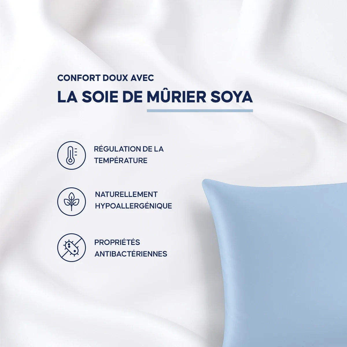 Nomassy Natural Silk Pillowcase