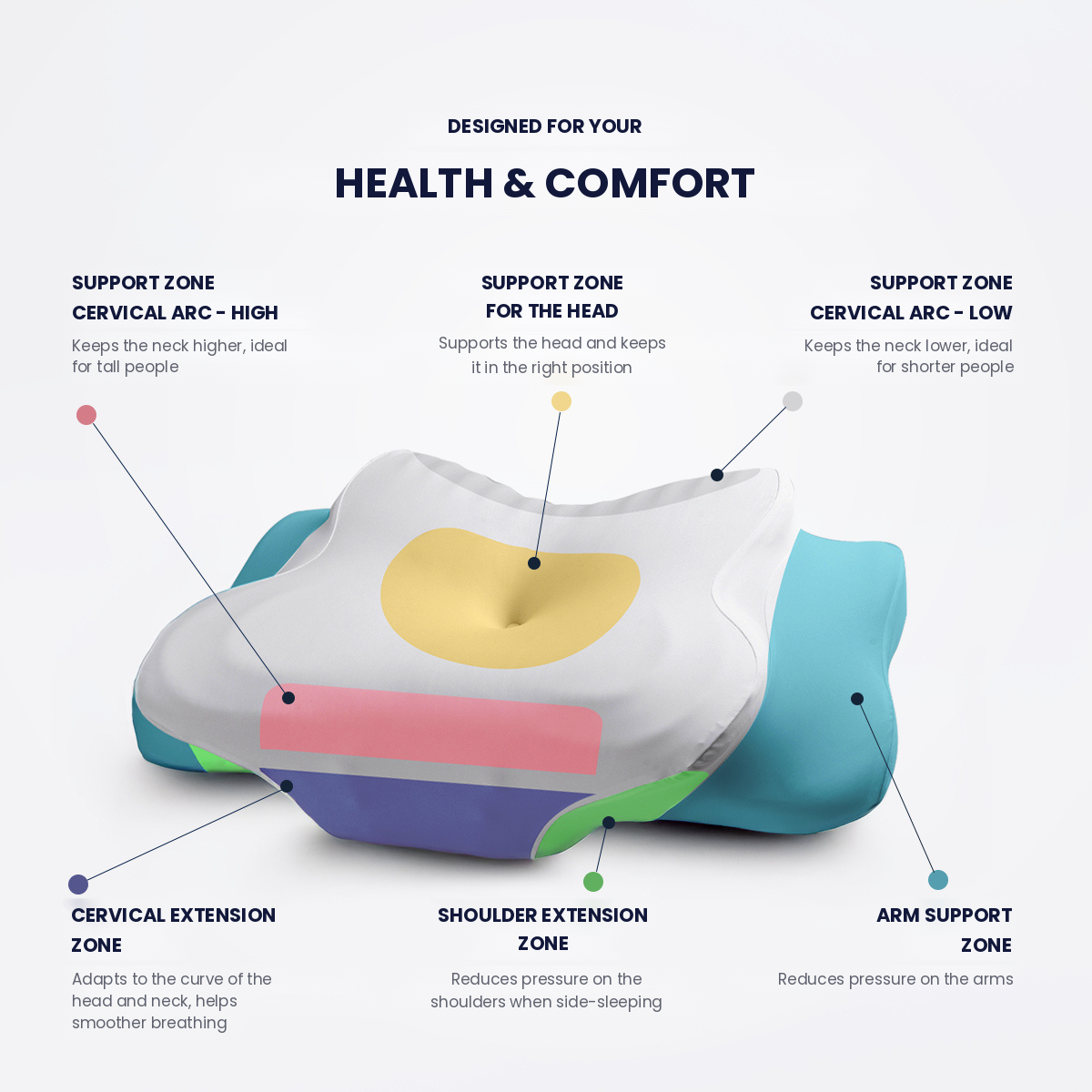 Nomassy Align Zero Pressure Pillow 2.0