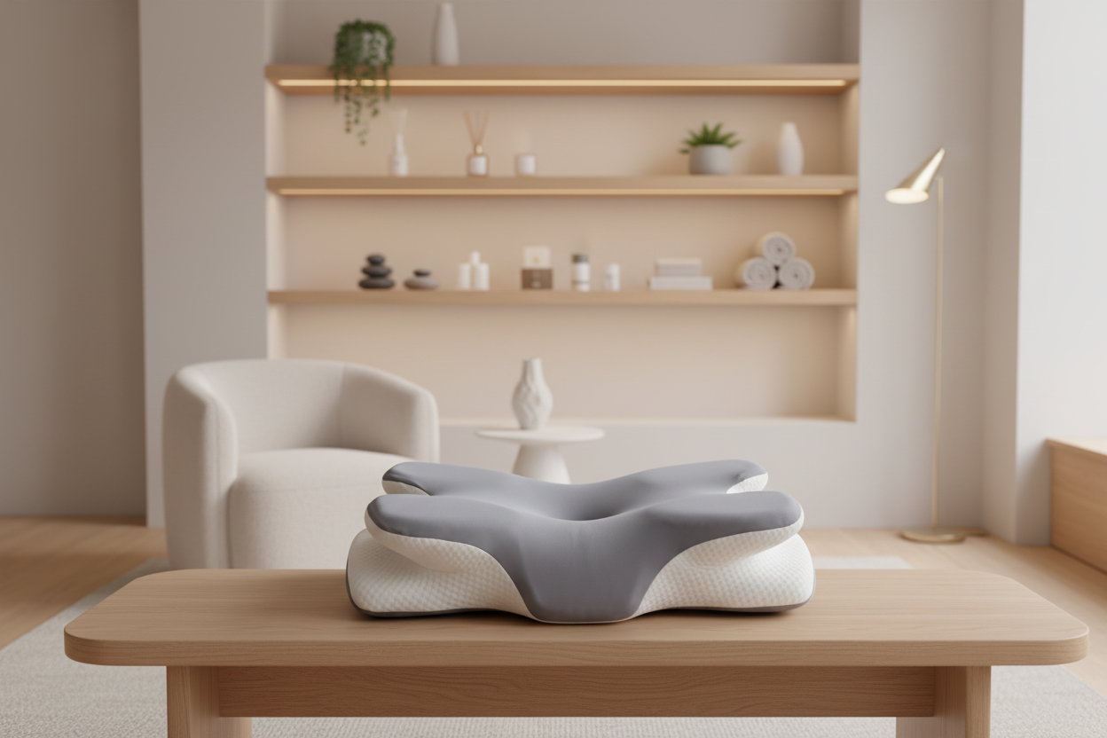Kussen in een Nomassy-stijl winkelinterieur
