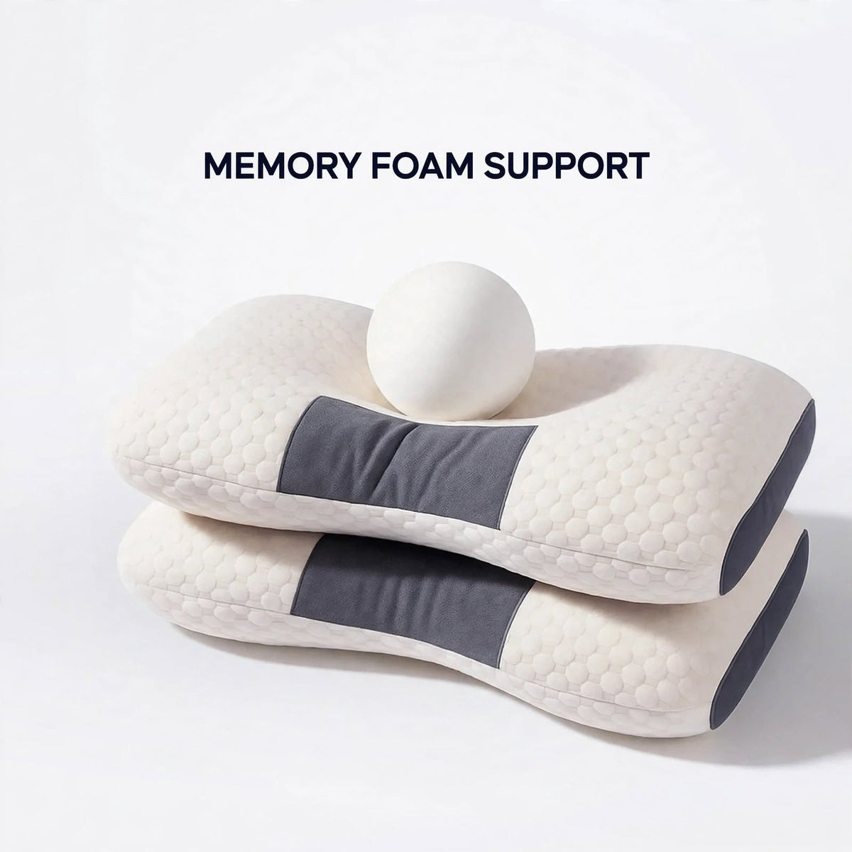 Nomassy ergonomic foam pillow