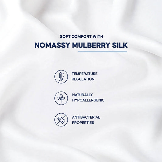 Nomassy Natural Silk Sheets