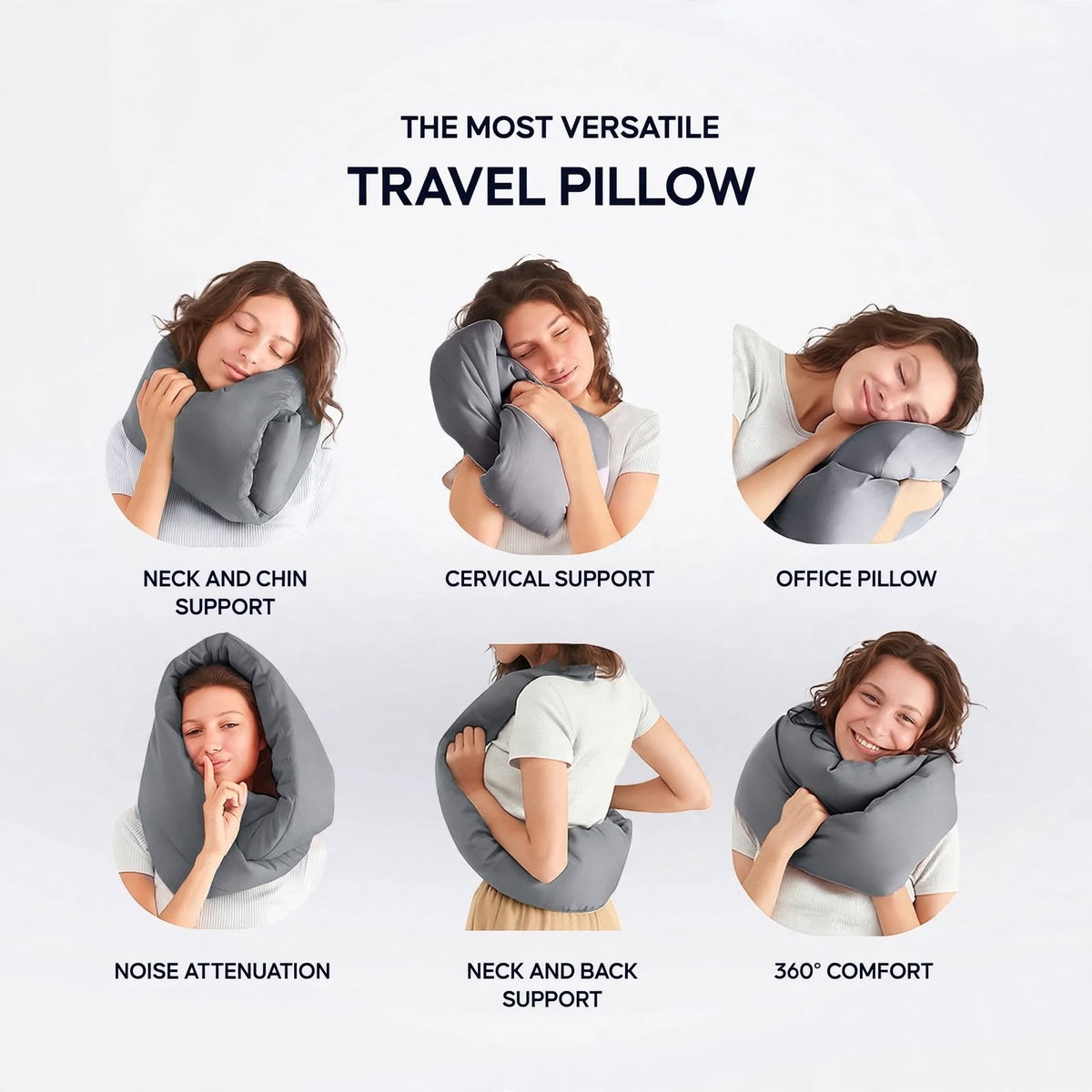 Nomassy Ergonomic Travel Pillow